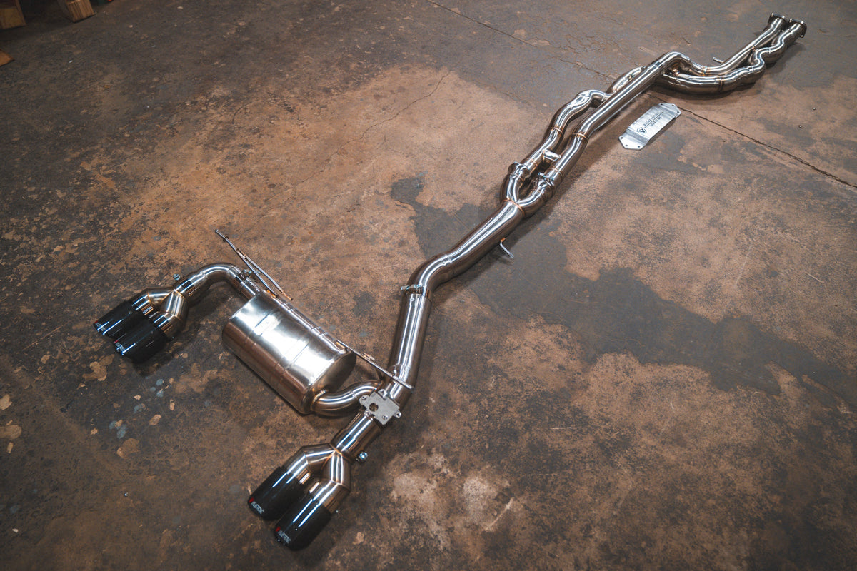 BMW F87 M2 Competition Equal Length Valved Sport Exhaust System - BMW.F87C.M2.VSES.BR.RC- DRIVEN - 2