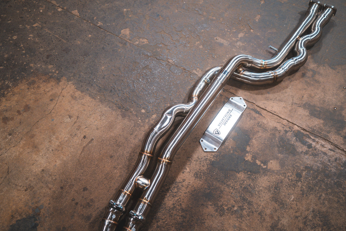 BMW F87 M2 Competition Equal Length Valved Sport Exhaust System - BMW.F87C.M2.VSES.BR.RC- DRIVEN - 5