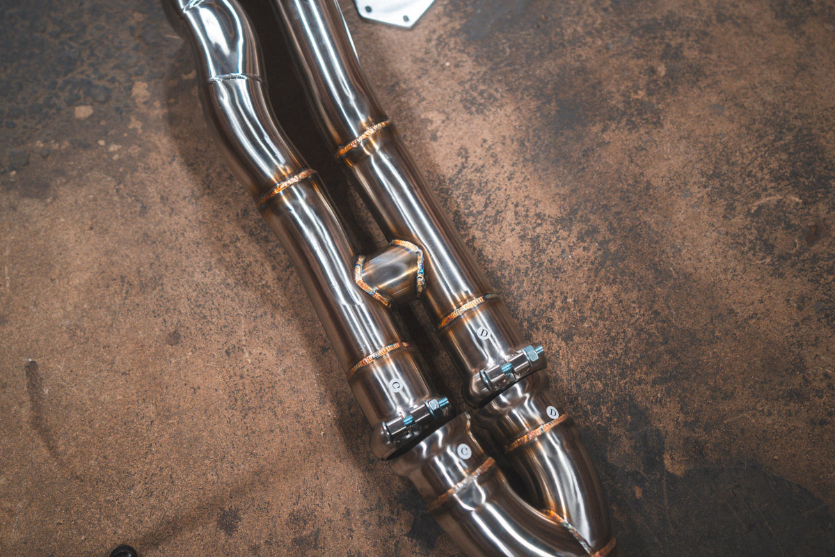 BMW F87 M2 Competition Equal Length Valved Sport Exhaust System - BMW.F87C.M2.VSES.BR.RC- DRIVEN - 7