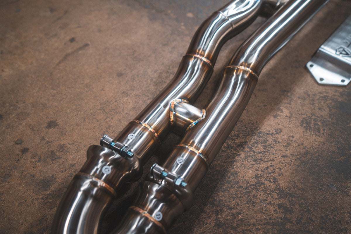 BMW F87 M2 Competition Equal Length Valved Sport Exhaust System - BMW.F87C.M2.VSES.BR.RC- DRIVEN - 10