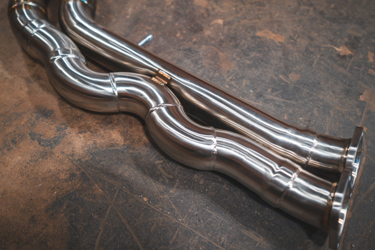 BMW F87 M2 Competition Equal Length Valved Sport Exhaust System - BMW.F87C.M2.VSES.BR.RC- DRIVEN - 8