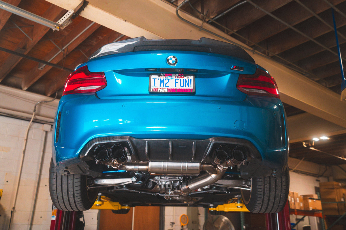 BMW F87 M2 Competition Equal Length Valved Sport Exhaust System - BMW.F87C.M2.VSES.BR.RC- DRIVEN - 30