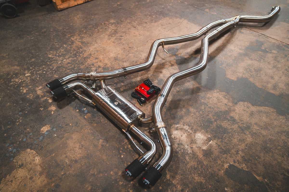 BMW M240i G42 Valved Sport Exhaust System - BMW.G42.M240i.VSES.BR.BRSH- DRIVEN - 2