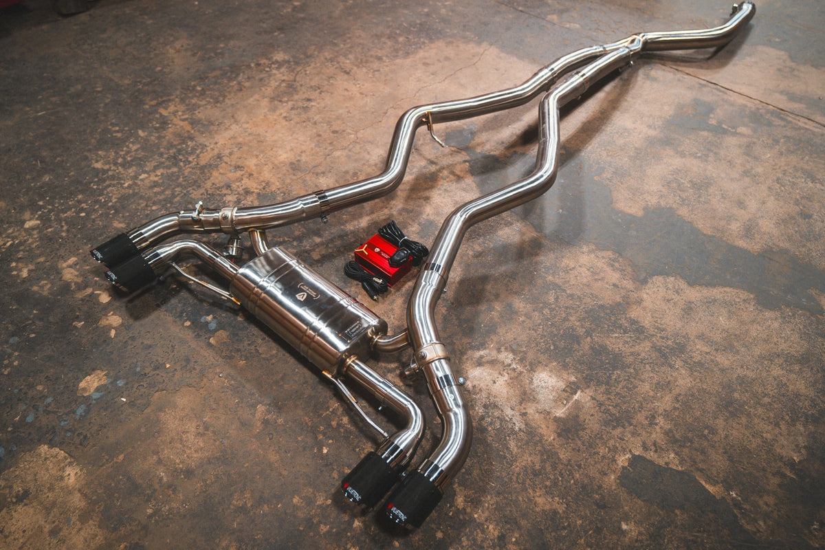 BMW M240i G42 Valved Sport Exhaust System - BMW.G42.M240i.VSES.BR.BRSH- DRIVEN - 3