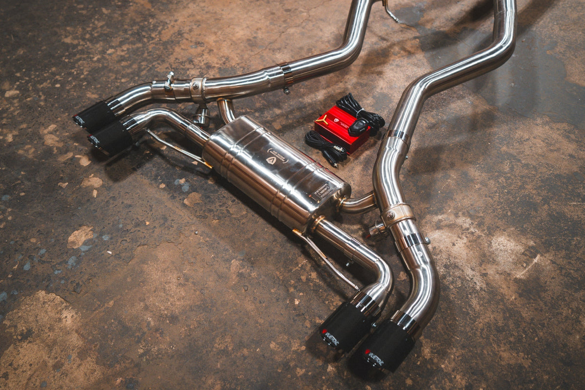 BMW M240i G42 Valved Sport Exhaust System - BMW.G42.M240i.VSES.BR.BRSH- DRIVEN - 8