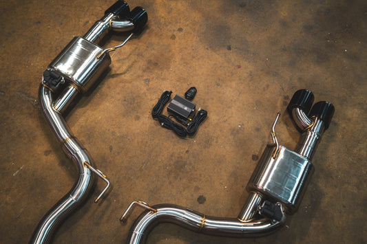 Ford Mustang GT S650 Valved Sport Exhaust System - FRD.S550.S650.VSES.BR-FRD.S550.S650.VSES.BR-FRD.S550.S650.VSES.TI-FRD.S550.S650.VSES.TI- DRIVEN - 2