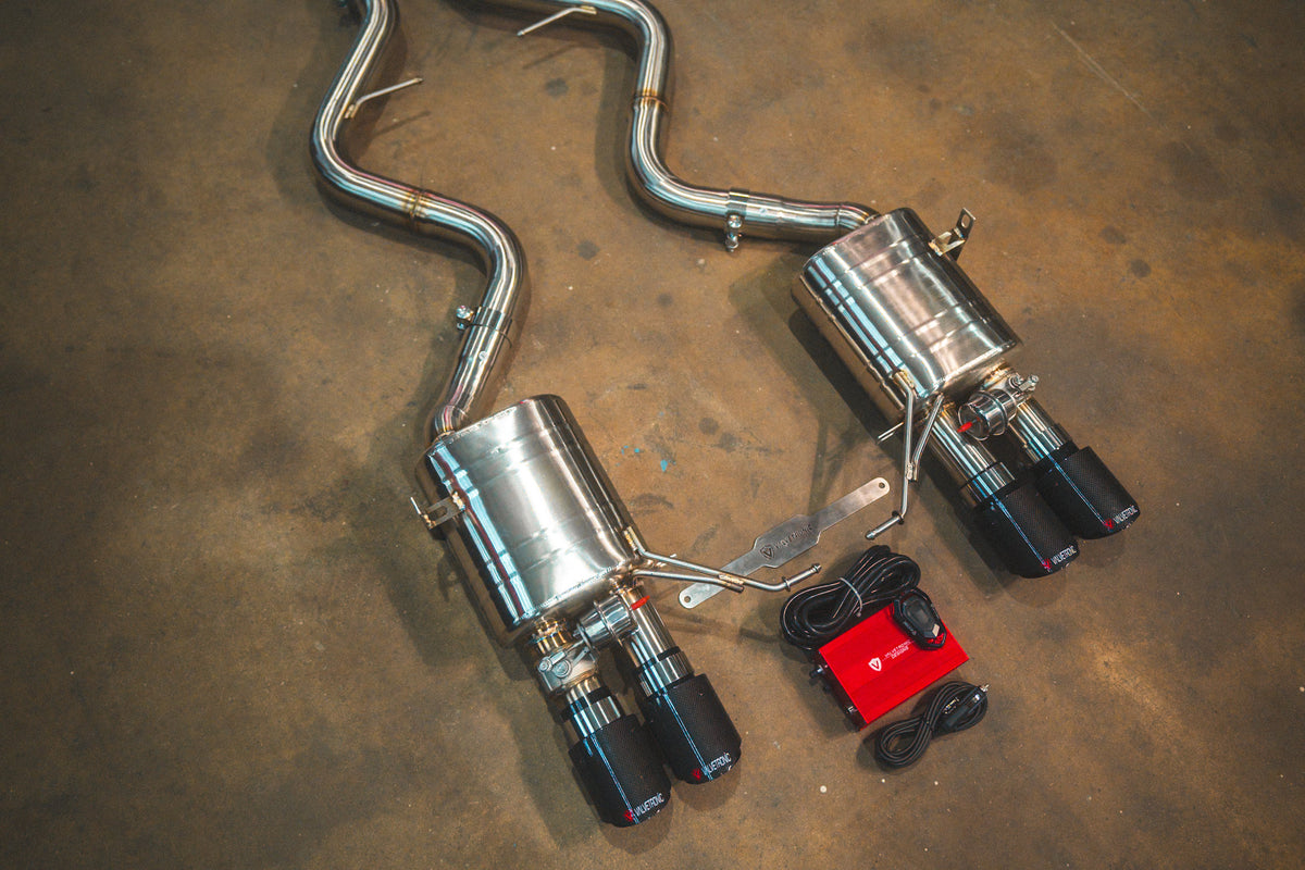 BMW E9x M3 Valved Sport Exhaust System (V2) - BMW.E9X.M3.AXL.BR.RC- DRIVEN - 2