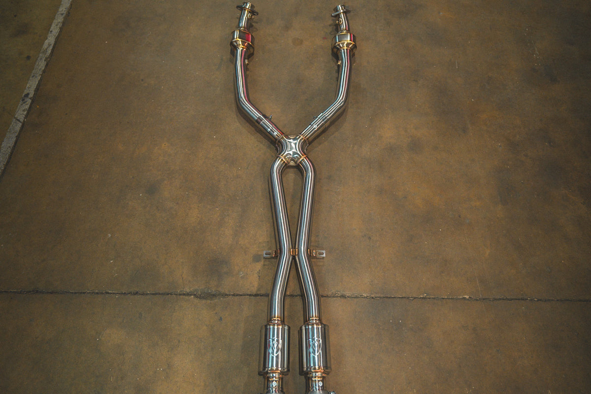 BMW E9x M3 Valved Sport Exhaust System (V2) - BMW.E9X.M3.AXL.BR.RC- DRIVEN - 4