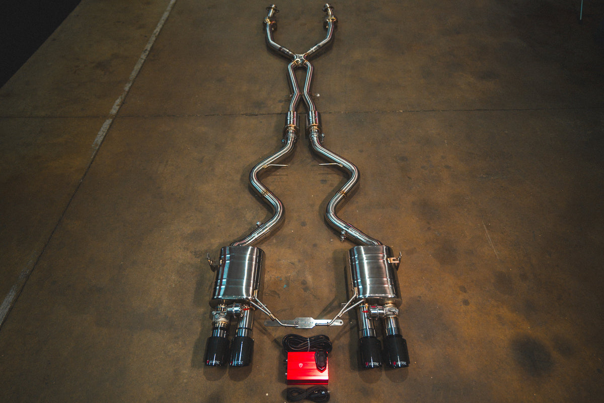 BMW E9x M3 Valved Sport Exhaust System (V2) - BMW.E9X.M3.AXL.BR.RC- DRIVEN - 20