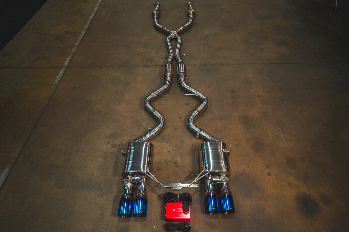 BMW E9x M3 Valved Sport Exhaust System (V2) - BMW.E9X.M3.VSES.2CC.BR.BRT- DRIVEN - 19