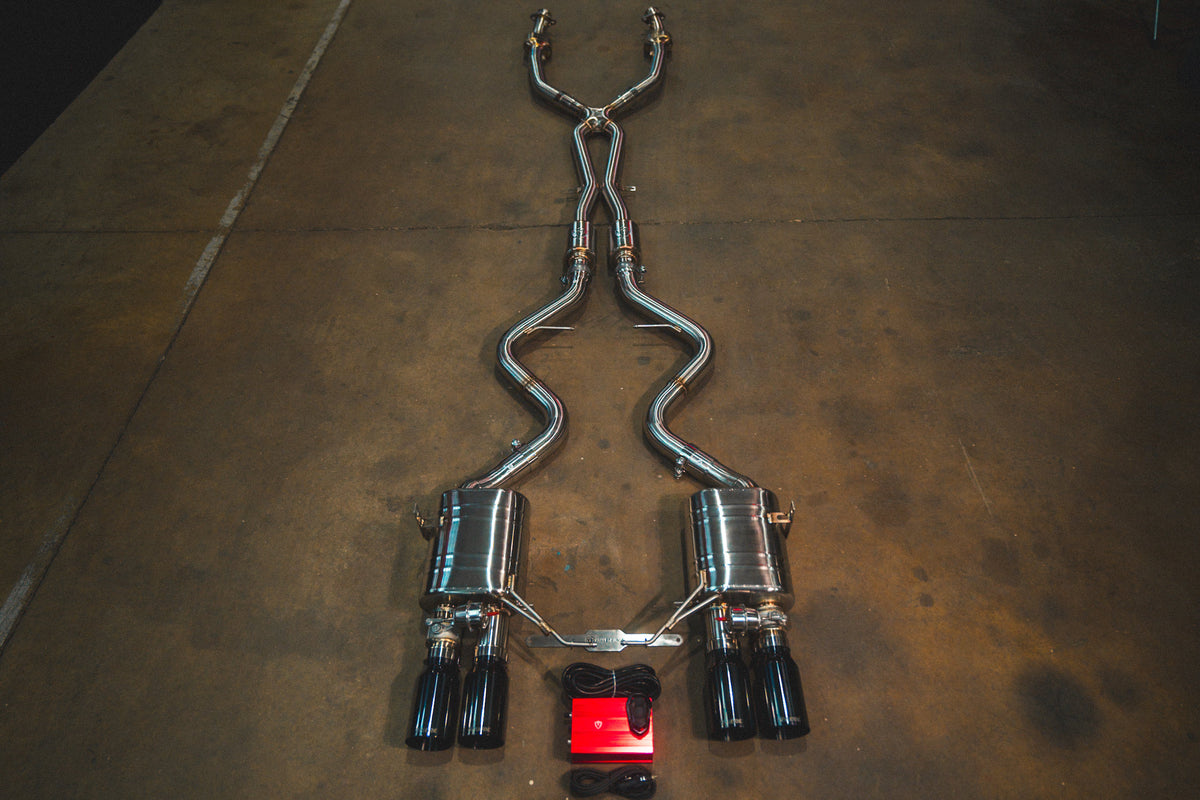 BMW E9x M3 Valved Sport Exhaust System (V2) - BMW.E9X.M3.VSES.2CC.BR.BLK- DRIVEN - 21