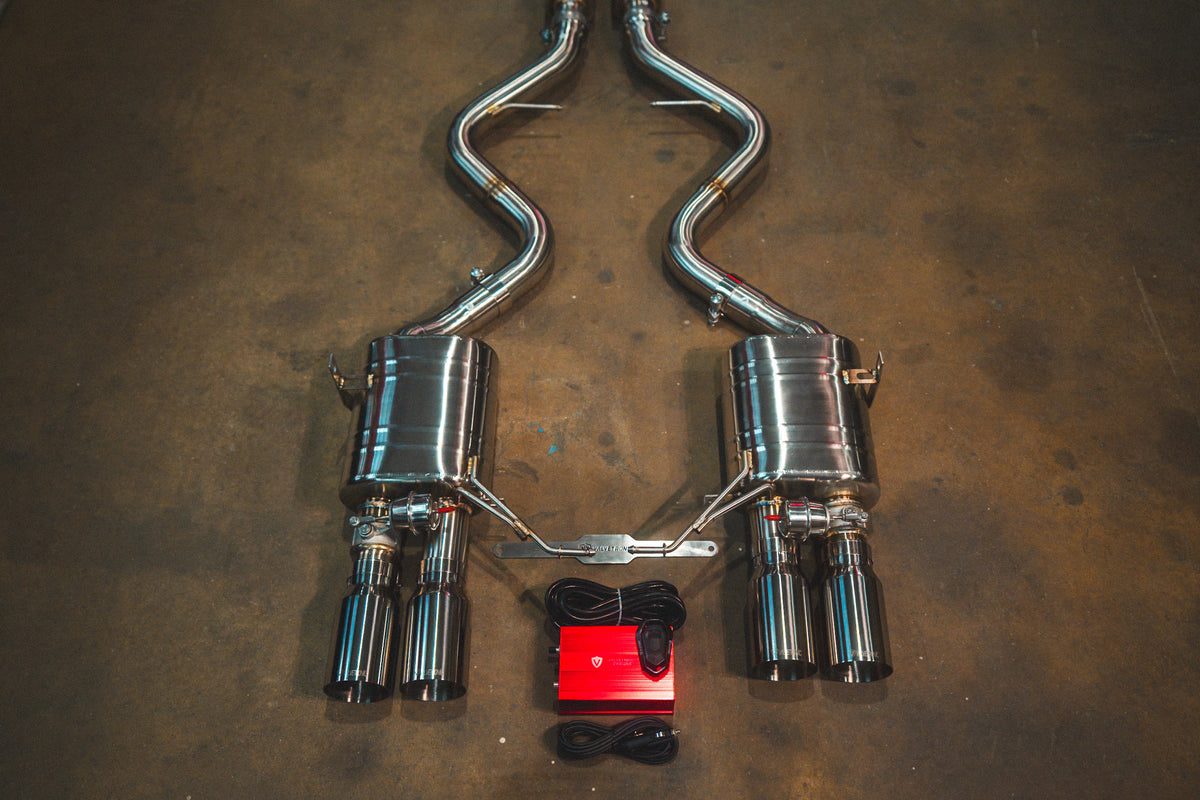 BMW E9x M3 Valved Sport Exhaust System (V2) - BMW.E9X.M3.AXL.BR.BRSH- DRIVEN - 24