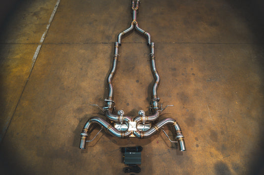 Aston Martin DBS V12 Valved Sport Exhaust System - AMR.DBS.V12.VSES.BR-AMR.DBS.V12.VSES.FFH.BR- DRIVEN - 2