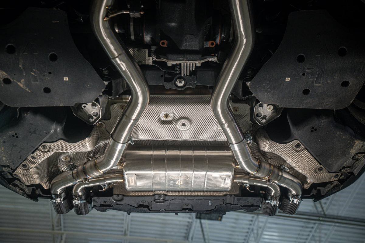 BMW M240i G42 Valved Sport Exhaust System - BMW.G42.M240i.VSES.BR.BRSH- DRIVEN - 24