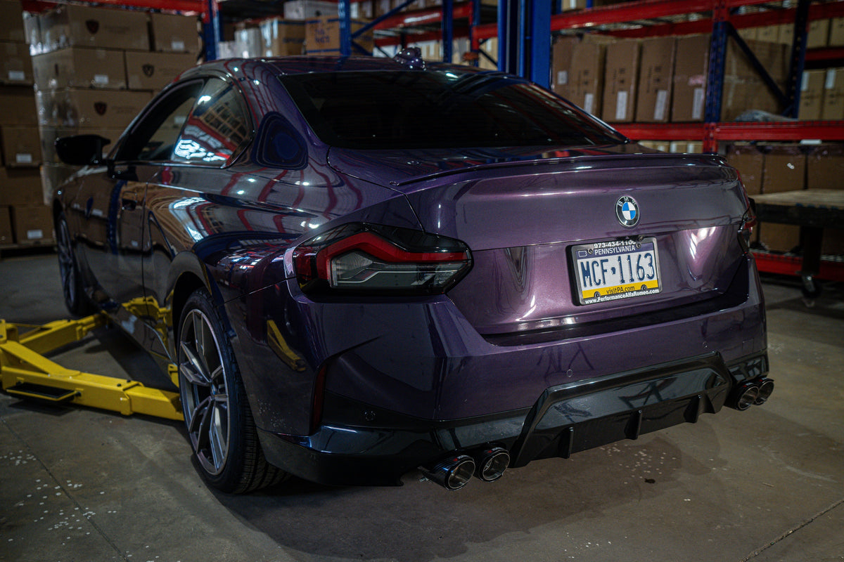 BMW M240i G42 Valved Sport Exhaust System - BMW.G42.M240i.VSES.BR.BRSH- DRIVEN - 25