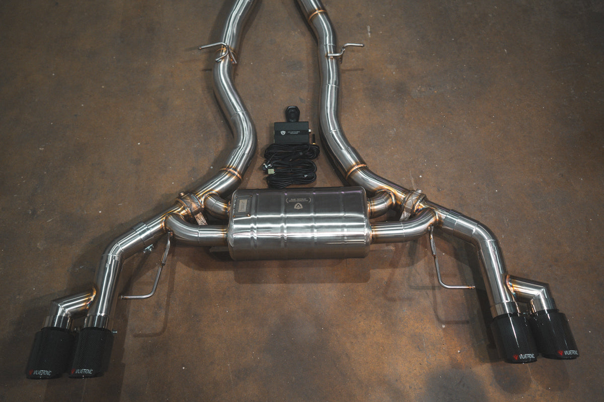 BMW X3 / X4 M40i Valved Sport Exhaust System - BMW.G01.M40i.VSES.BR.BLK- DRIVEN - 3