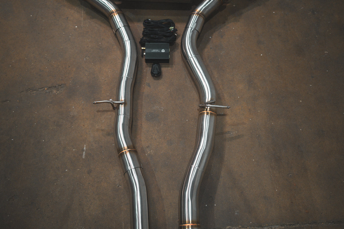 BMW X3 / X4 M40i Valved Sport Exhaust System - BMW.G01.M40i.VSES.BR.BLK- DRIVEN - 7