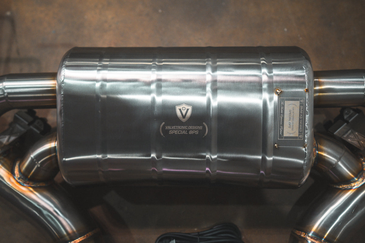 BMW X3 / X4 M40i Valved Sport Exhaust System - BMW.G01.M40i.VSES.BR.BLK- DRIVEN - 15