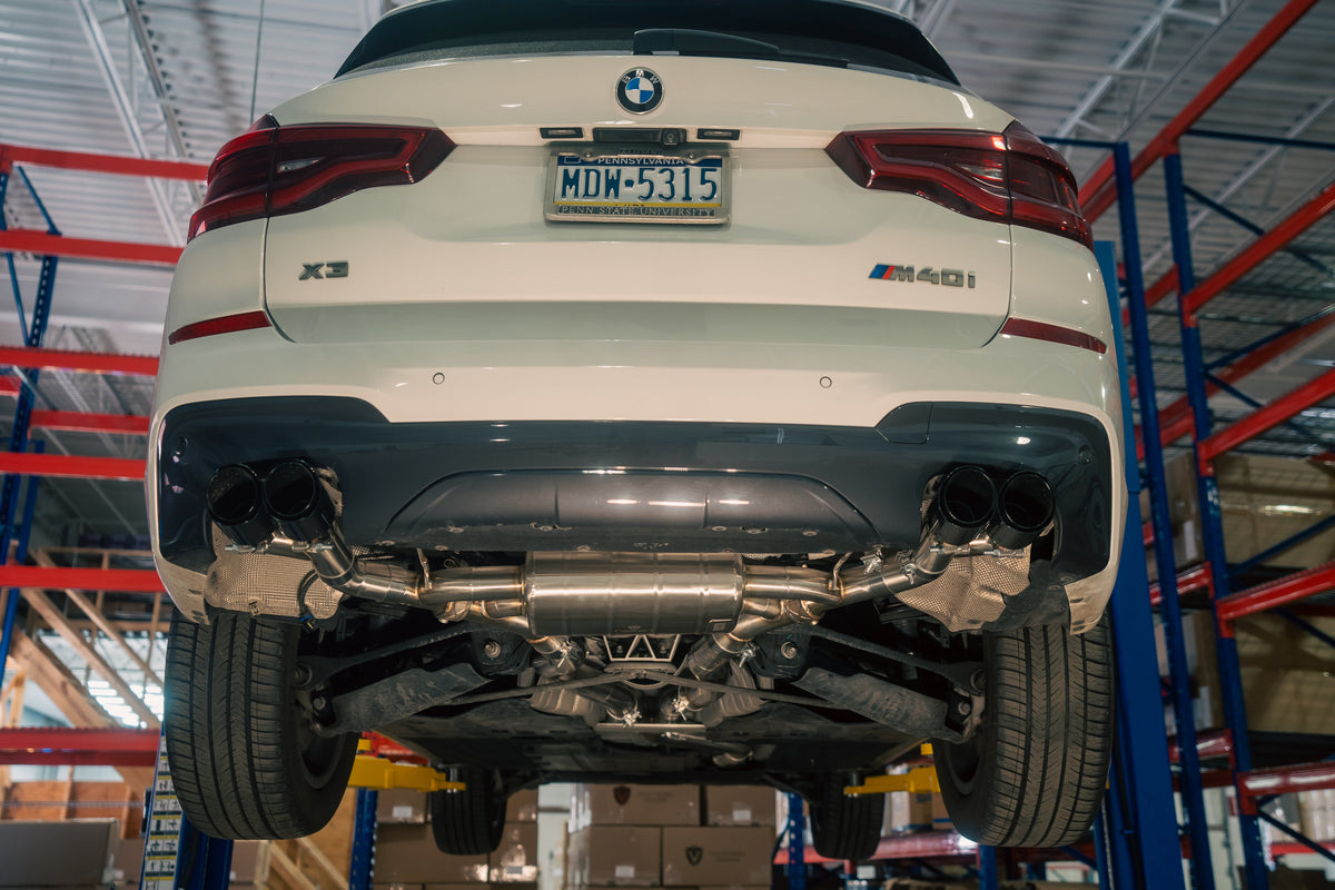 BMW X3 / X4 M40i Valved Sport Exhaust System - BMW.G01.M40i.VSES.BR.BLK- DRIVEN - 17
