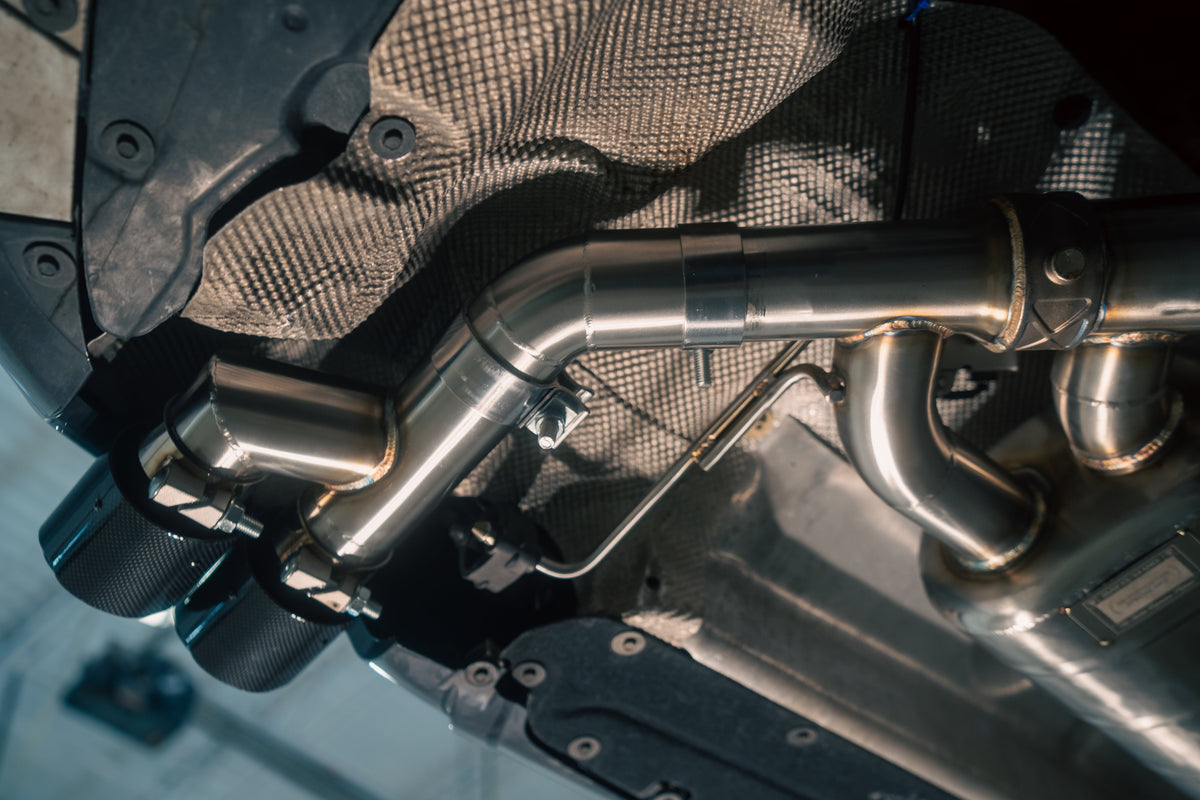 BMW X3 / X4 M40i Valved Sport Exhaust System - BMW.G01.M40i.VSES.BR.BLK- DRIVEN - 19