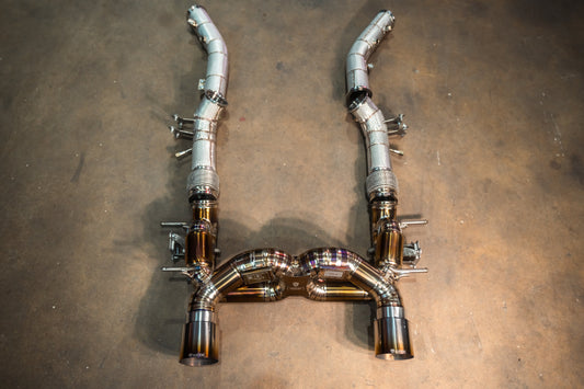 Maserati MC20 Valved Sport Exhaust system - MAS.MC20.VSES.TI-MAS.MC20.VSES.FF.TI- DRIVEN - 2