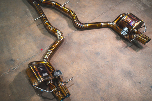 Mercedes W213 E63 AMG / AMGs Valved Sport Exhaust System - MER.W213.E63.VSES.TI-MER.W213.E63.VSES.FF.TI- DRIVEN - 2