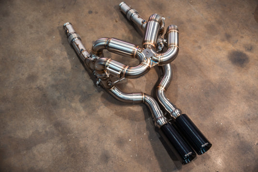 Lamborghini Murcielago Valved Sport Exhaust System - LAM.MURC.VSES.FF.BR- DRIVEN - 2
