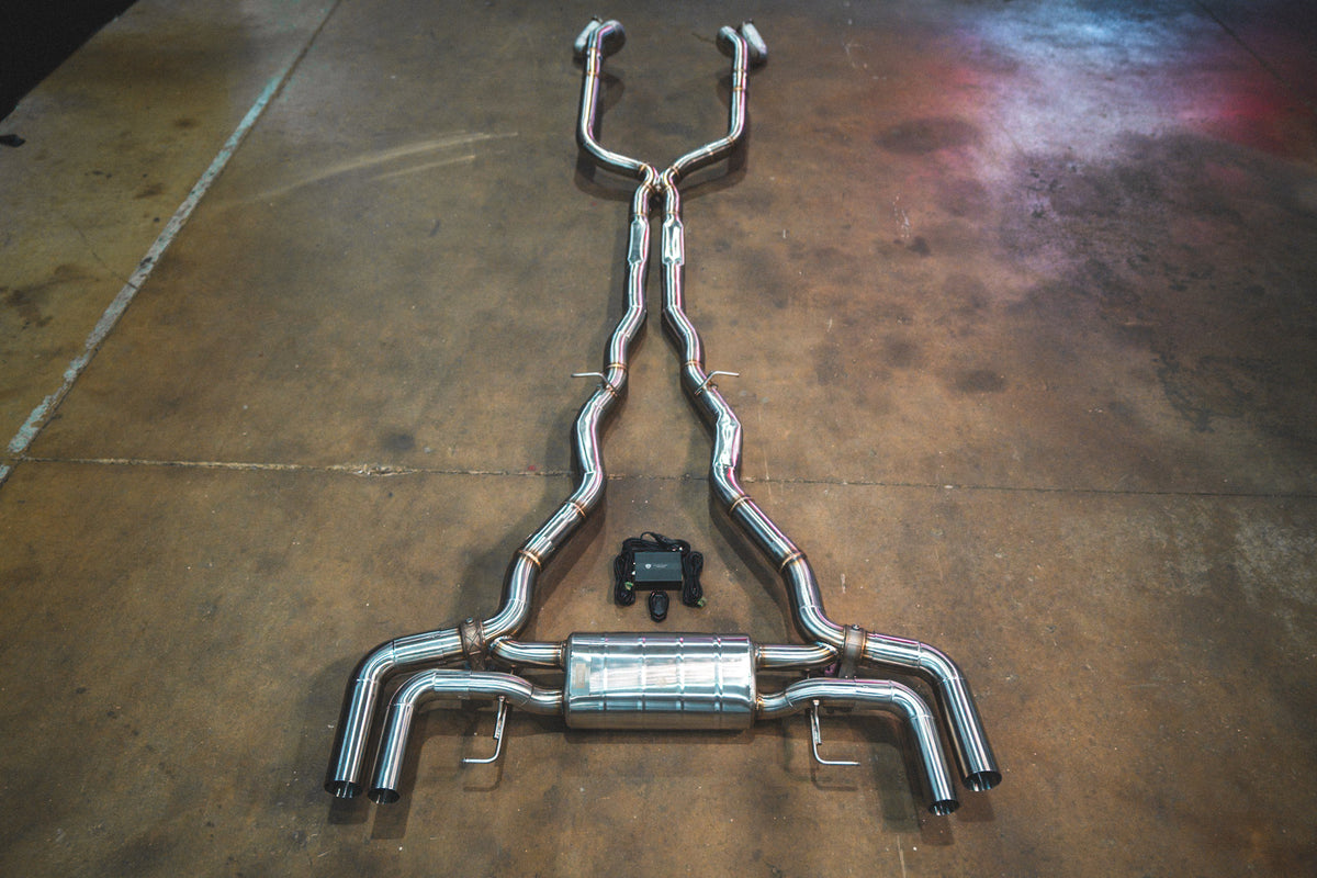 Alpina B8 / BMW G16 M850i Valved Sport Exhaust System - BMW.G16.M850i.VSES.BR- DRIVEN - 1