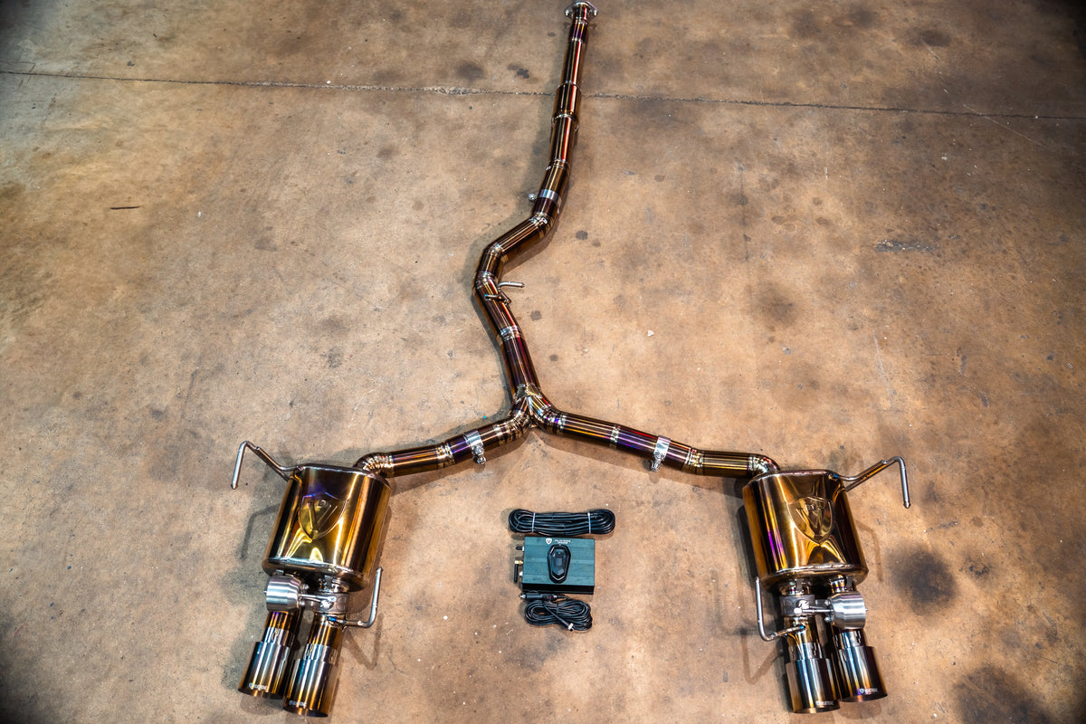 Valvetronic Designs SHUTO™ Valved Catback Exhaust for Subaru WRX / STI (FA20) - SUB.FA20.WRX.VSES.TI- DRIVEN - 15