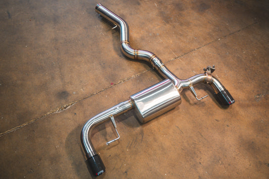 BMW G20/G22 330i/430i Valved Axleback Exhaust System - BMW.G20.330i.AXL.BR.BRSH-BMW.G20.330i.AXL.BR.BRT-BMW.G20.330i.AXL.BR.BLK-BMW.G20.330i.AXL.BR.FC-BMW.G20.330i.AXL.BR.RC- DRIVEN - 2
