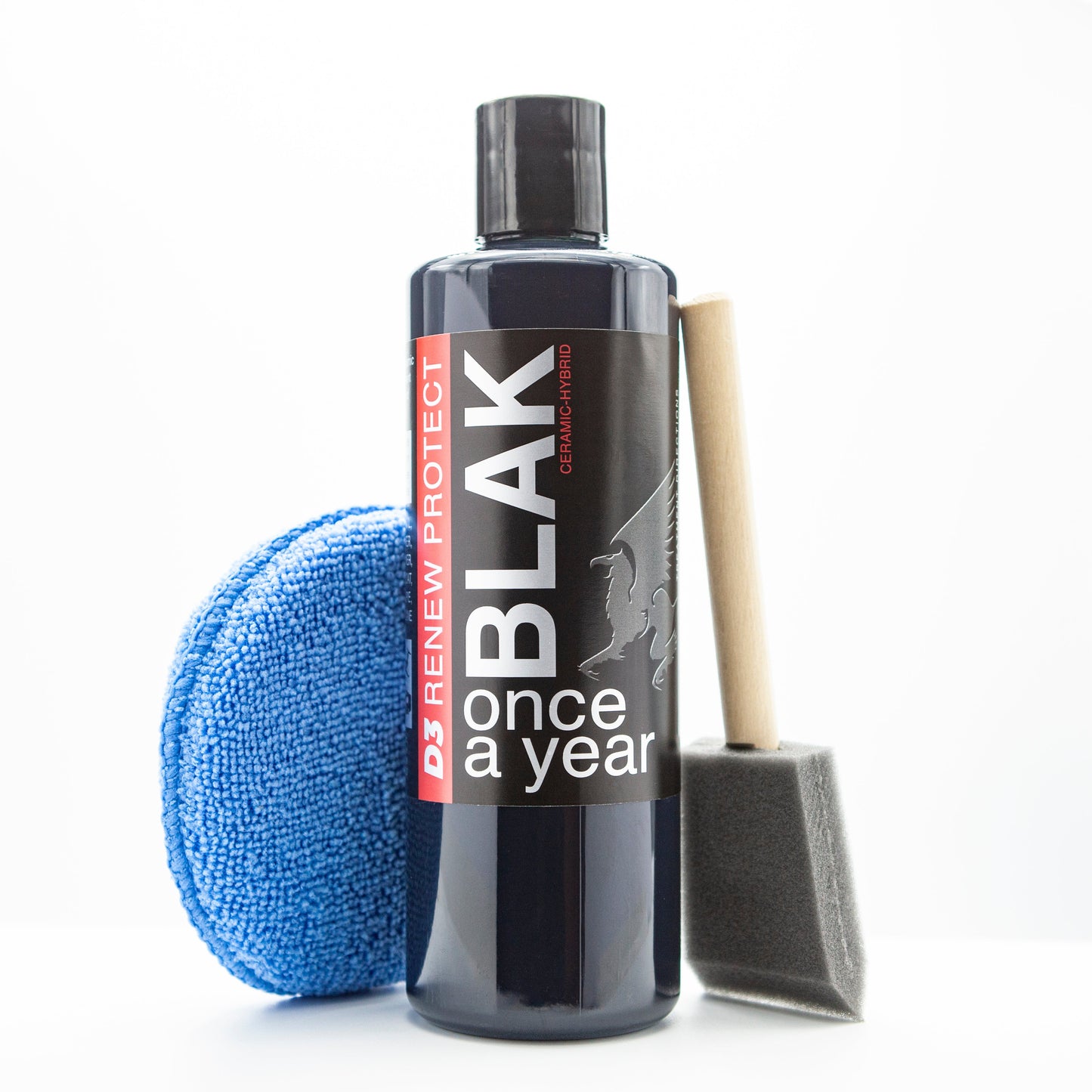 BLAK Full Kit, Semi-Permanent Protectant | Ceramic Hybrid OEM Restoration, Dry Rot Prevention, Car, RV, Aircraft, Motorcycle, ATV & Golf Cart | DRY-SEAL SAFE! - BLAK 16- DRIVEN - 14