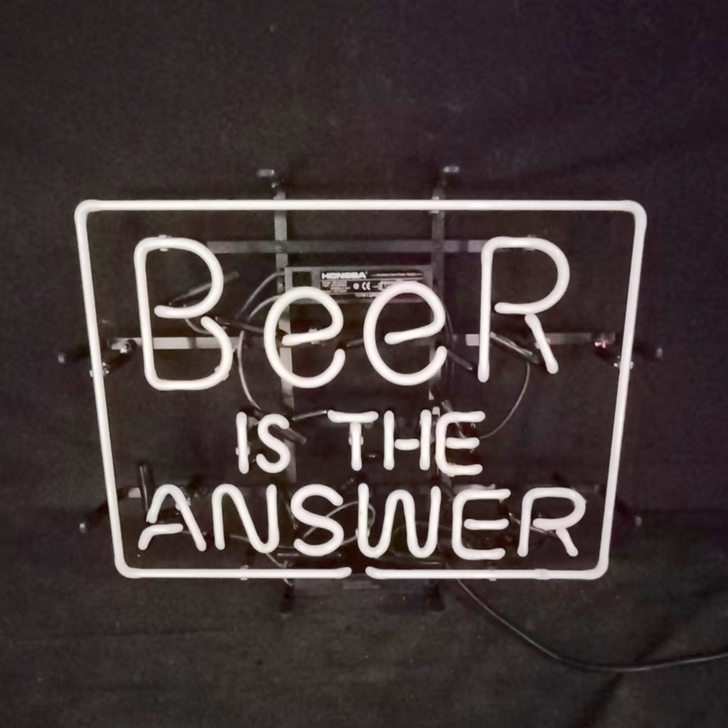 Beer is the Answer Neon Light Sign - MEX312- DRIVEN - 3
