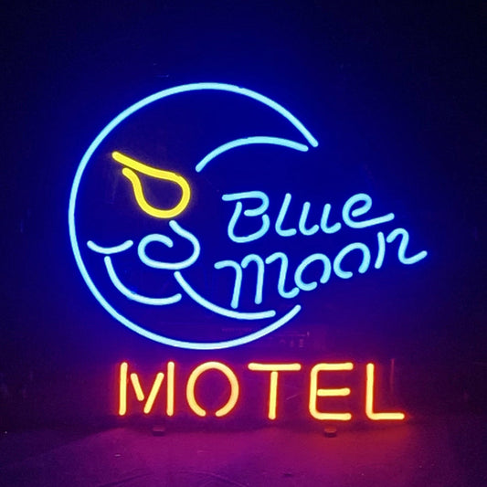 Blue Moon Motel Neon Sign Light - ME458- DRIVEN - 2