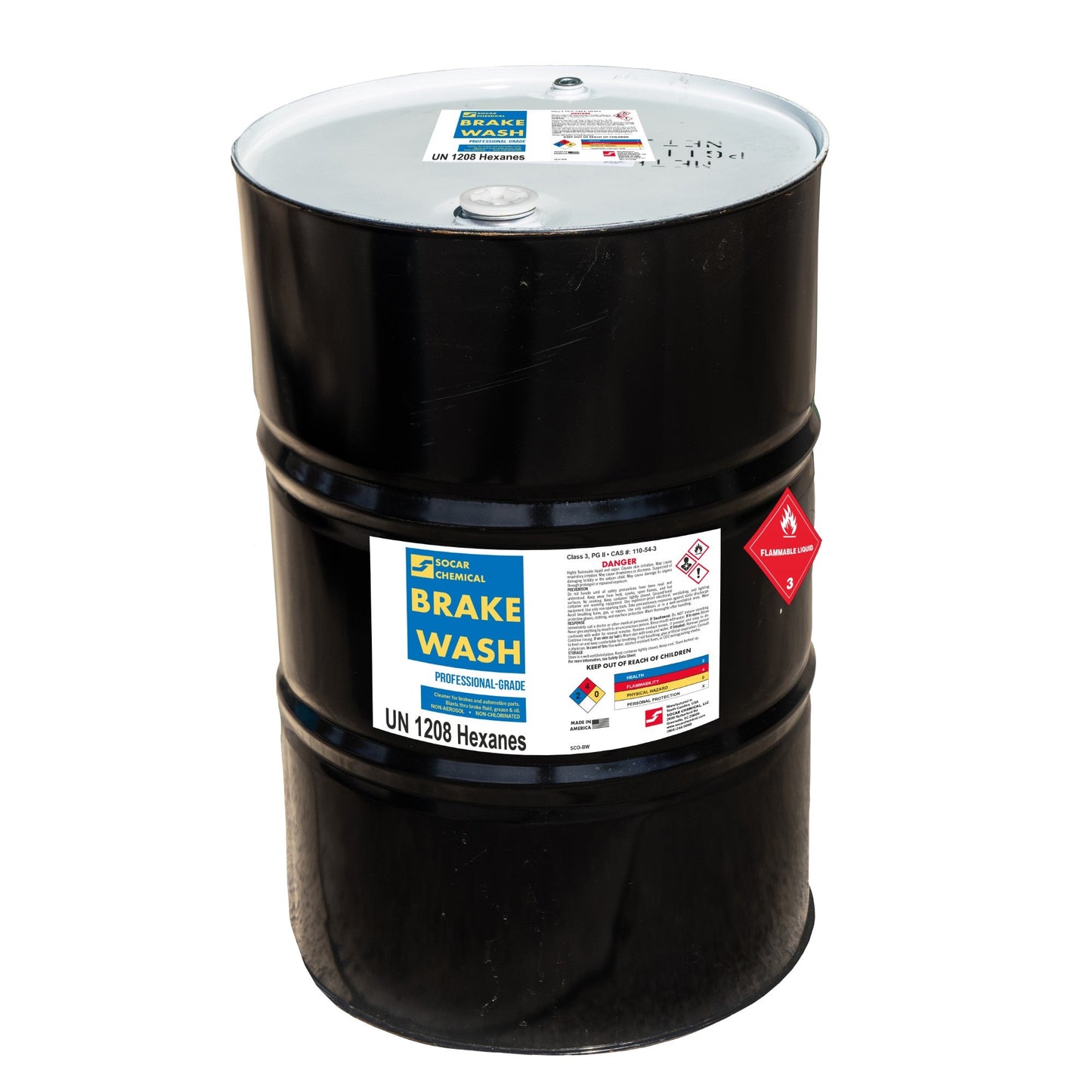SOCAR Brake Wash Non-Chlorinated Brake Parts Cleaner - 55 Gallon Drum - sku-46399831998683- DRIVEN - 1
