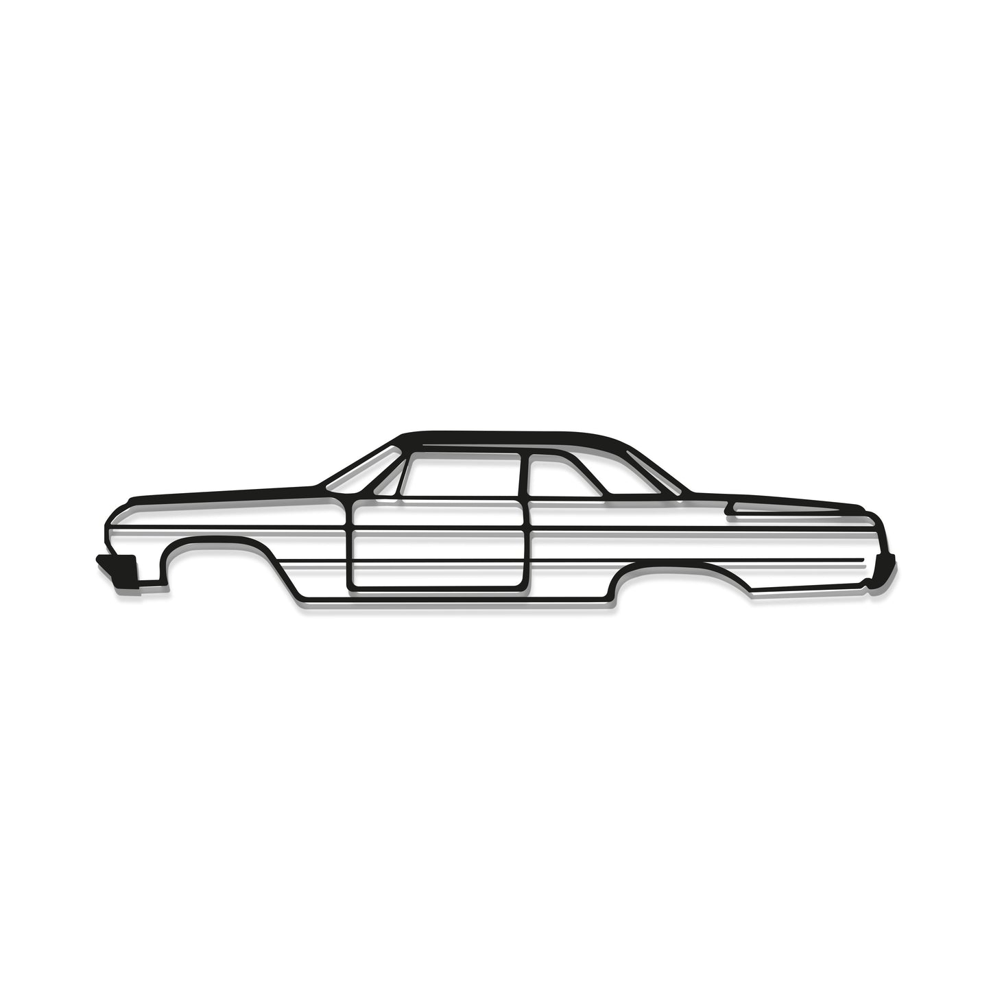 Impala Metal Car Wall Art - MT0993 - MT0993B49L-MT0993B69L-MT0993B80L-MT0993B99L-MT0993B120L- DRIVEN - 7
