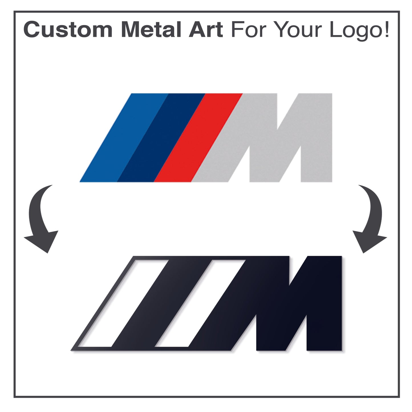 Custom Metal Car Emblem - MT0929 - MT0929B30- DRIVEN - 6