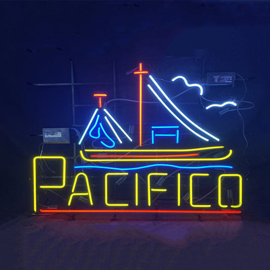 Cerveza Pacifico with Sailboat Neon Light Sign - ME622- DRIVEN - 2