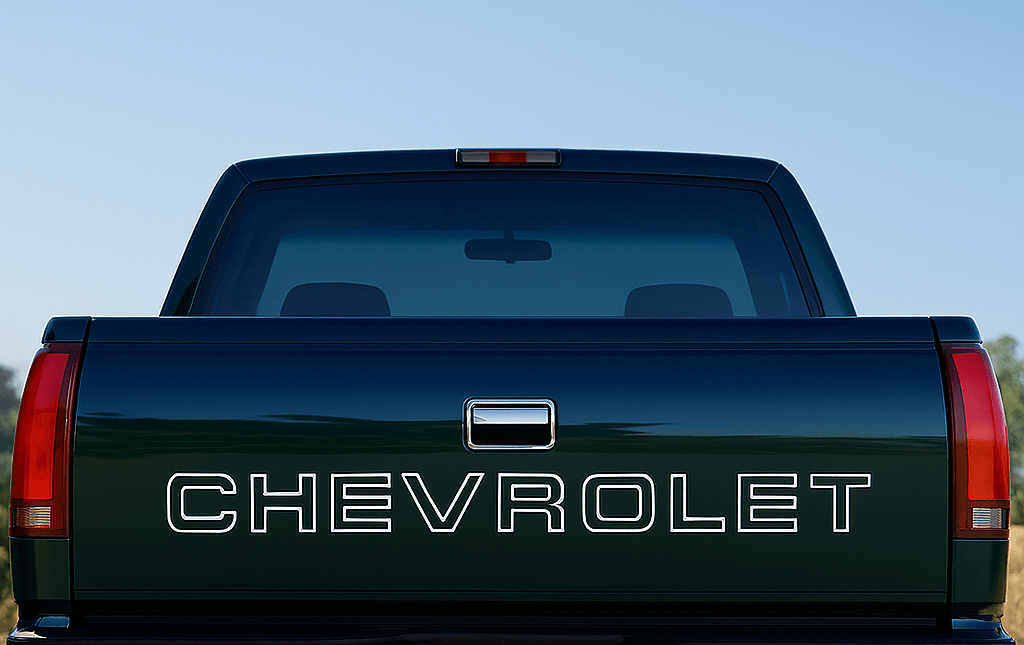 CHEVROLET Tailgate Truck 1500 Silverado Sticker Vinyl Decal - sku-50817620803716-sku-50817620836484- DRIVEN - 1