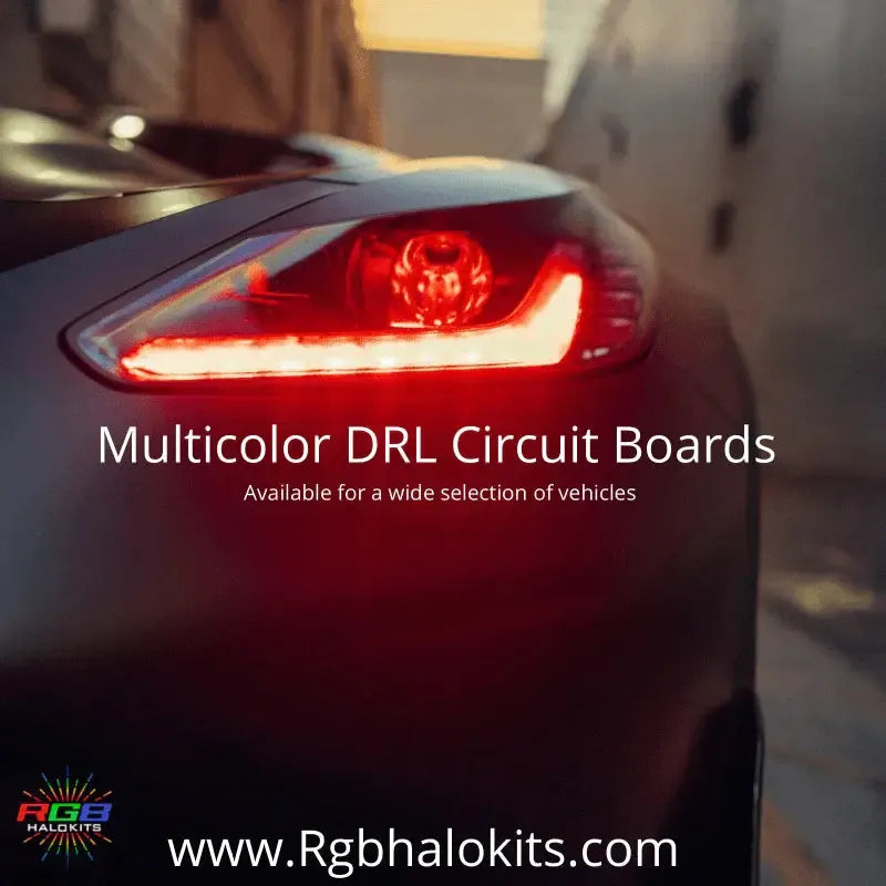 Chevrolet Corvette Multicolor DRL Boards (2014-2019) - E13| A11 | P2 - BX5-E13 | E1 | A11 | P2 - BX6-E14 | A20 | P2 - BX5-E14 | E1 | A11 | A20 | P2 - BX6- DRIVEN - 19