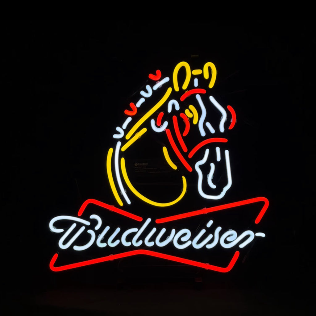 Clydesdale Horse Budweiser Beer Lager Neon Sign Light - ME316- DRIVEN - 2