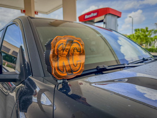 KC HiLITES Amber or Clear Cover Overlays - Universal - KCPRO6-TUSC-sku-51454147920191-sku-51454147952959-sku-51454147985727-sku-51454148018495- DRIVEN - 2