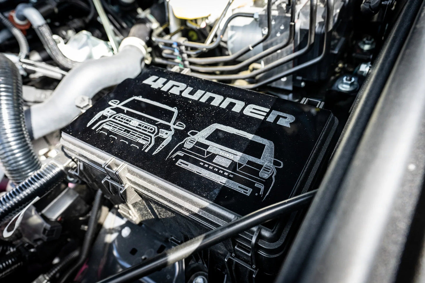 Driver Side Fuse Box Acrylic Plate - 2025+ 4Runner - 254R-DSFB- DRIVEN - 4