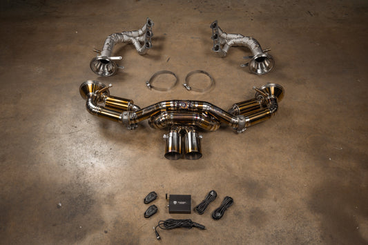 Valvetronic Valved Sport Exhaust System for Porsche 992 GT3/RS - POR.992.GT3.VSES.F1.FFH.TI- DRIVEN - 2