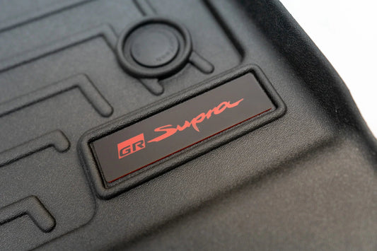 GR Supra Emblem Inserts for All-Weather Floor Mats (Single) - 2020+ Supra - A90WTMATLOGO-A90WTMATLOGO-RD-A90WTMATLOGO-SI-A90WTMATLOGO-BK-A90WTMATLOGO-ME- DRIVEN - 2