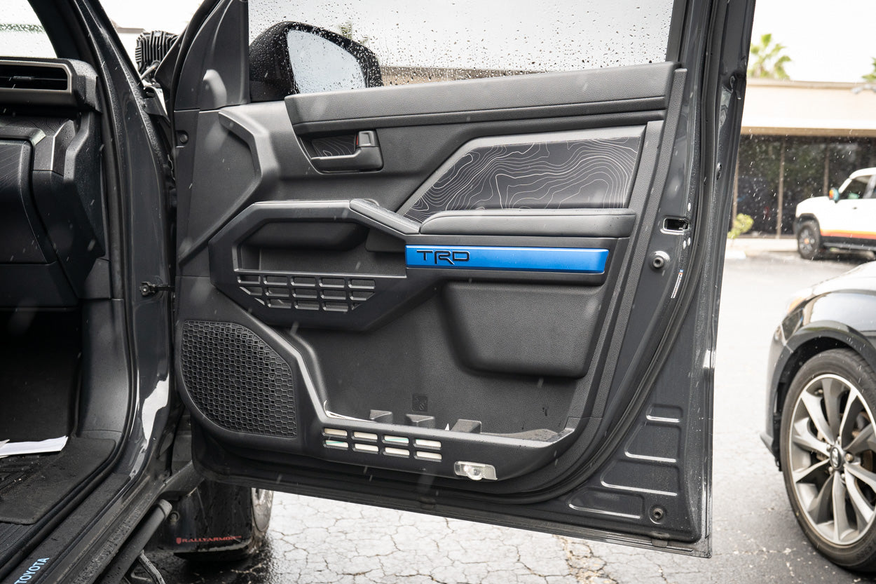 "TRD" Door Line Overlays - 2025+ 4Runner - 254RUNNERTRDDR-GB-254RUNNERTRDDR-MB-254RUNNERTRDDR-RD-254RUNNERTRDDR-WH-254RUNNERTRDDR-BL- DRIVEN - 3