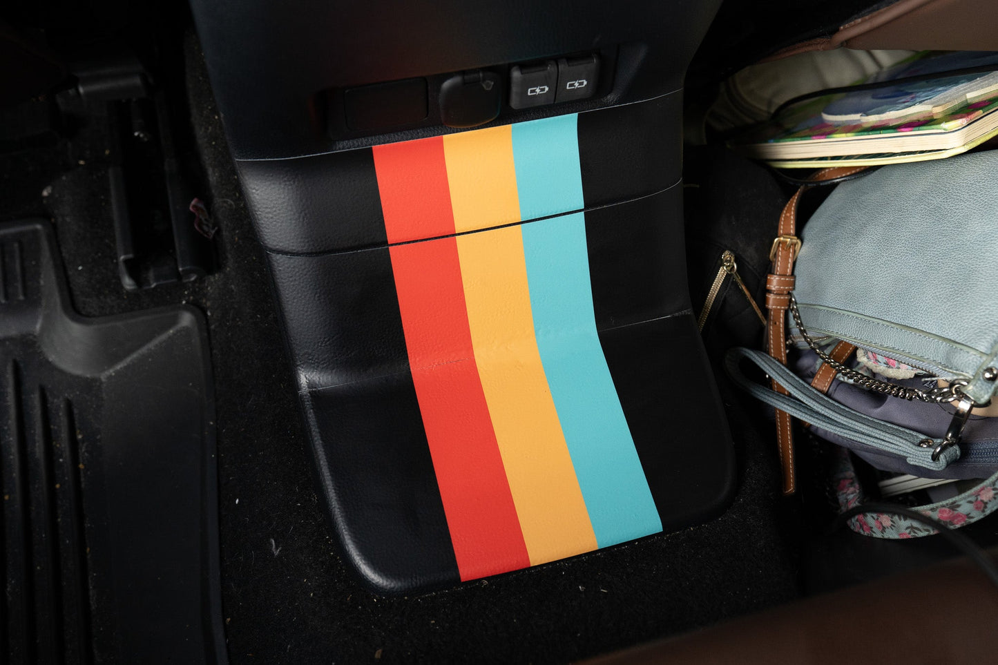 Heritage Rear Center Console Panel Protection - 2024+ Land Cruiser - 24LC250-RC.TRIO-24LC250-RC.TRISURF- DRIVEN - 5