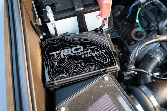 TRD Offroad Special Edition Fuse Box Acrylic Plates - *2024+ Tacoma / 2025+ 4Runner - 254R-PSFB.TRDOR-PASS-254R-PSFB.TRDOR-DRV-254R-PSFB.TRDOR-COMBO- DRIVEN - 2