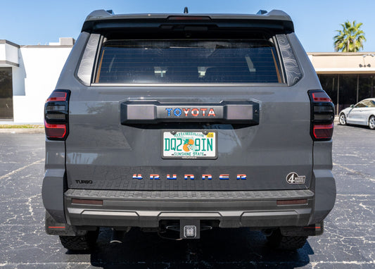 Topographic Sliding Rear Window Trim Overlays - 2025+ 4Runner - 25RUNRWINTRIM-TP-CG-25RUNRWINTRIM-TP-WH-25RUNRWINTRIM-TP-AG-25RUNRWINTRIM-TP-COOL-25RUNRWINTRIM-TP-DS- DRIVEN - 2