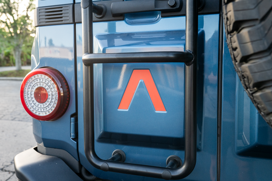 Emergency Reflective Lambda Rear Tailgate Overlay - 2024+ Grenadier - 24GRENADIERTGE-GB-24GRENADIERTGE-MB-24GRENADIERTGE-RD-24GRENADIERTGE-CODE-24GRENADIERTGE-CODETP- DRIVEN - 2
