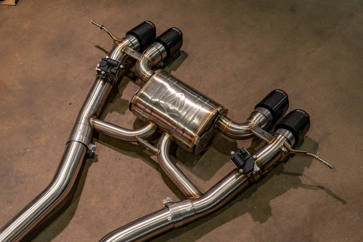 BMW G80/G82/G83 M3 / M4 Valved Sport Exhaust System - BMW.G8X.M3.VSES.BR.RC- DRIVEN - 3